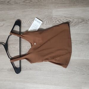 Brown lululemon align tank size 0